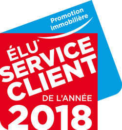 elu service client de l'année 2018 dans la catégorie promotion immobiliere